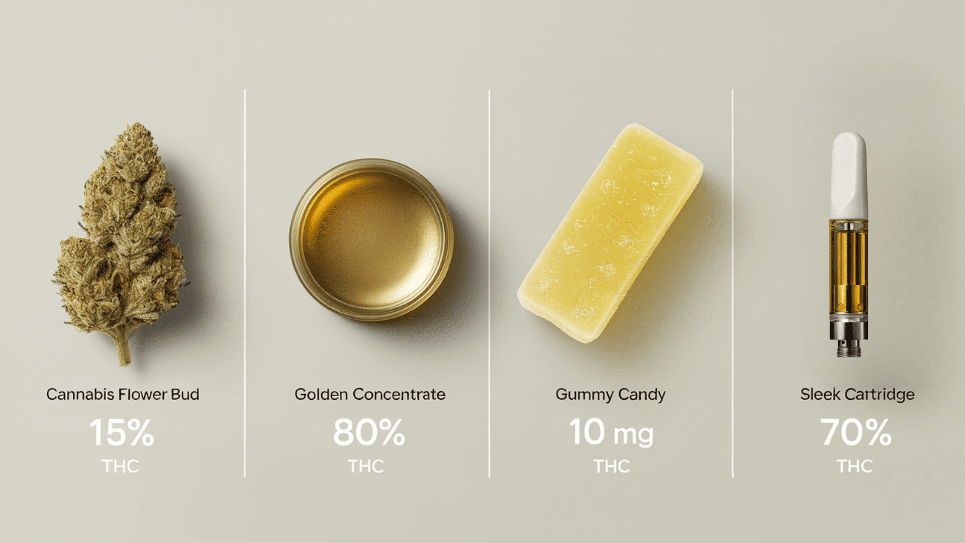THC Percentage by Product Type