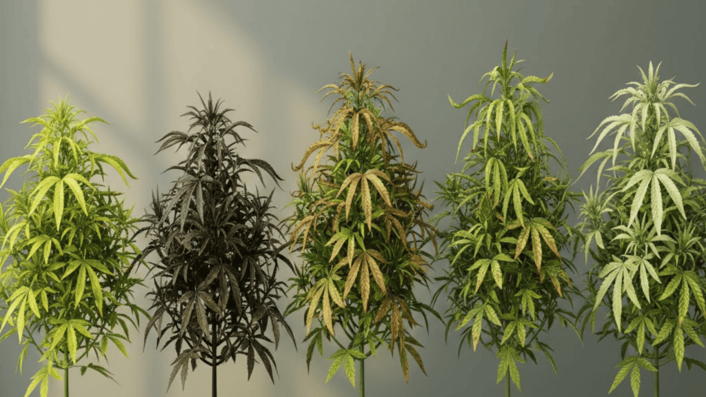 cannabis deficiency chart fix plant problems