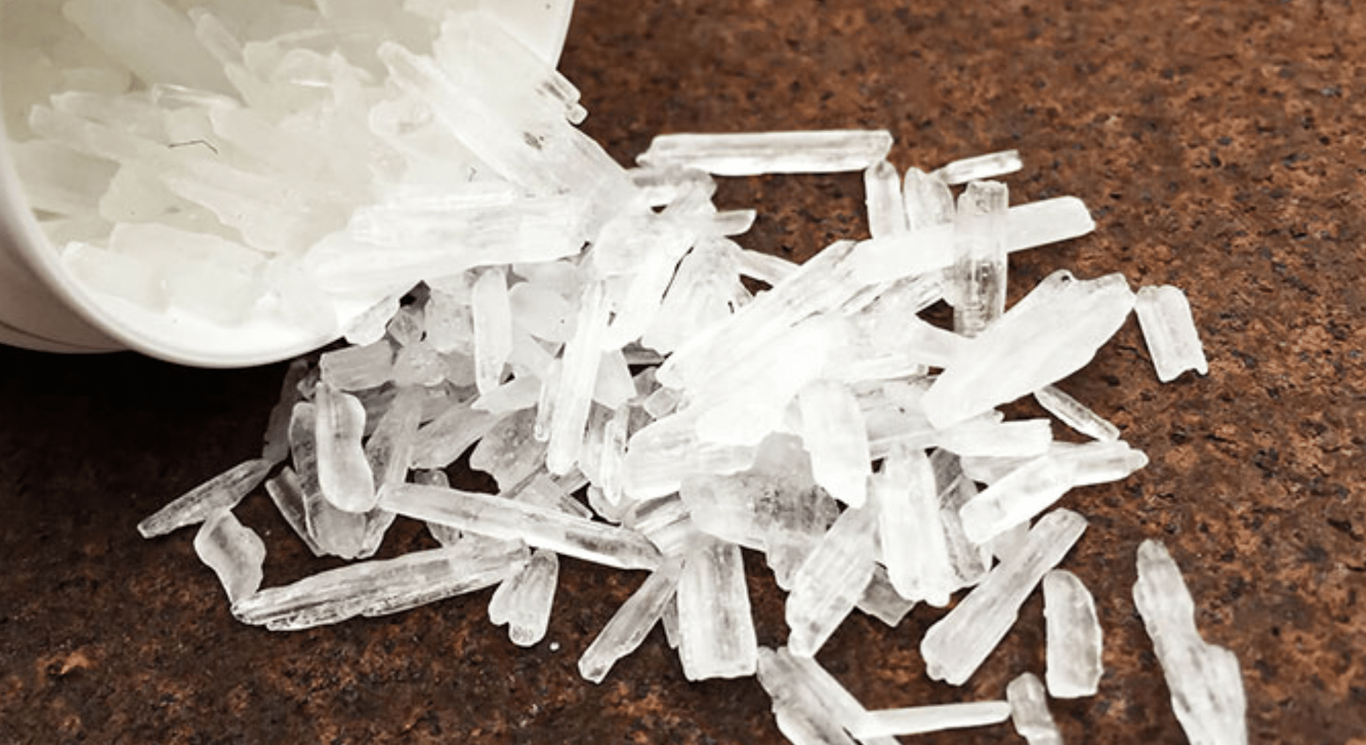 clear or transparent crystal meth