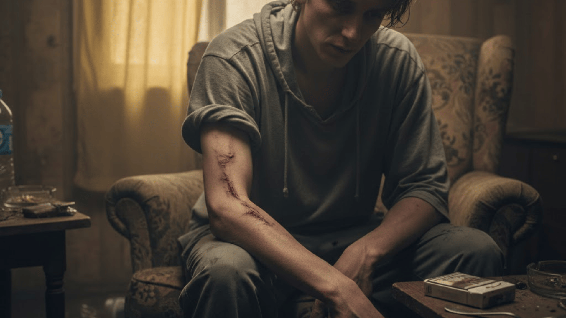 physical signs of heroin use