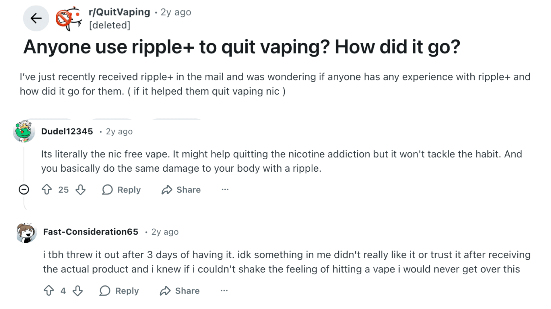 ripple vape user opinions positive and negative experiences
