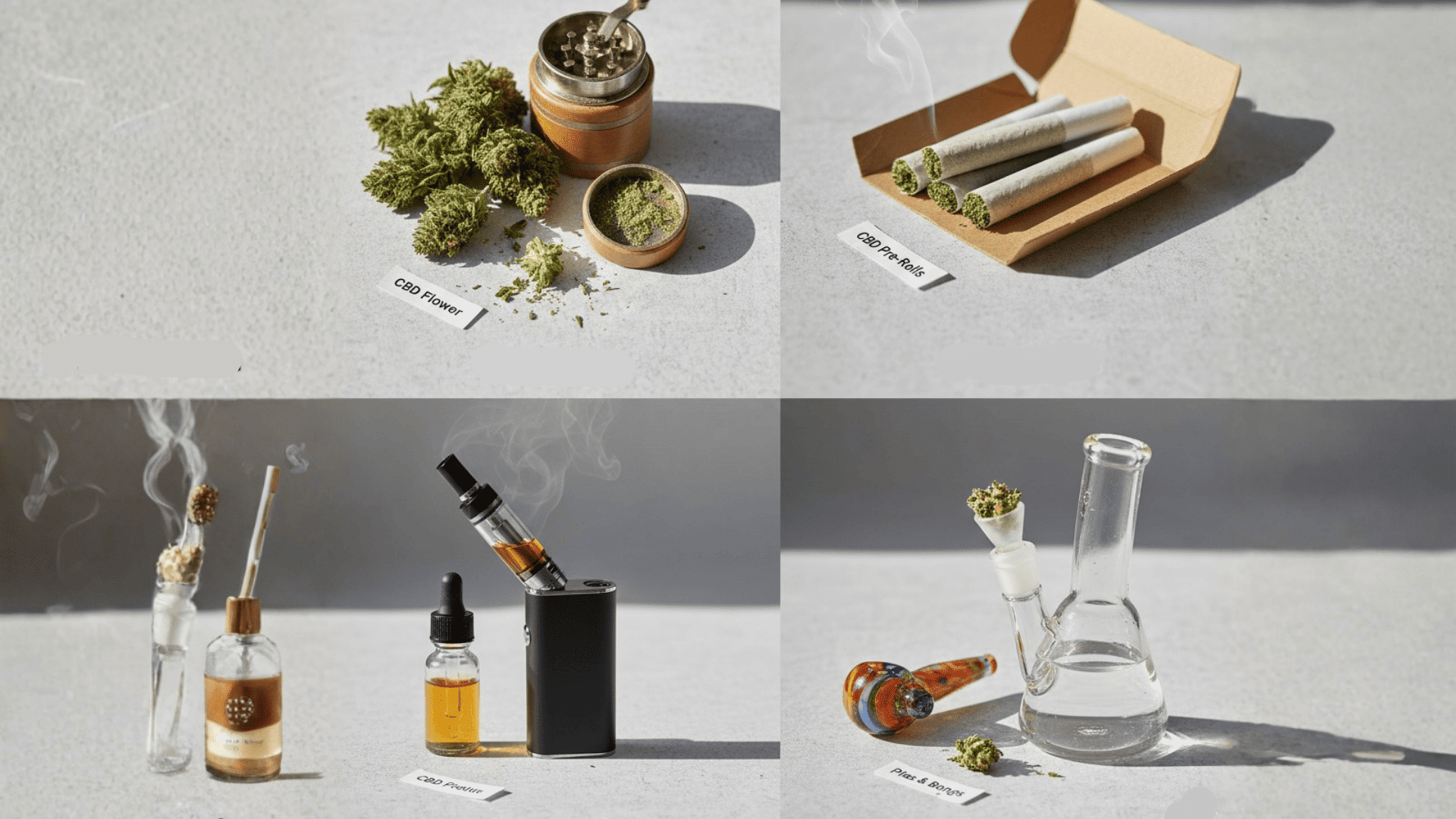 different methods to smoke cbd