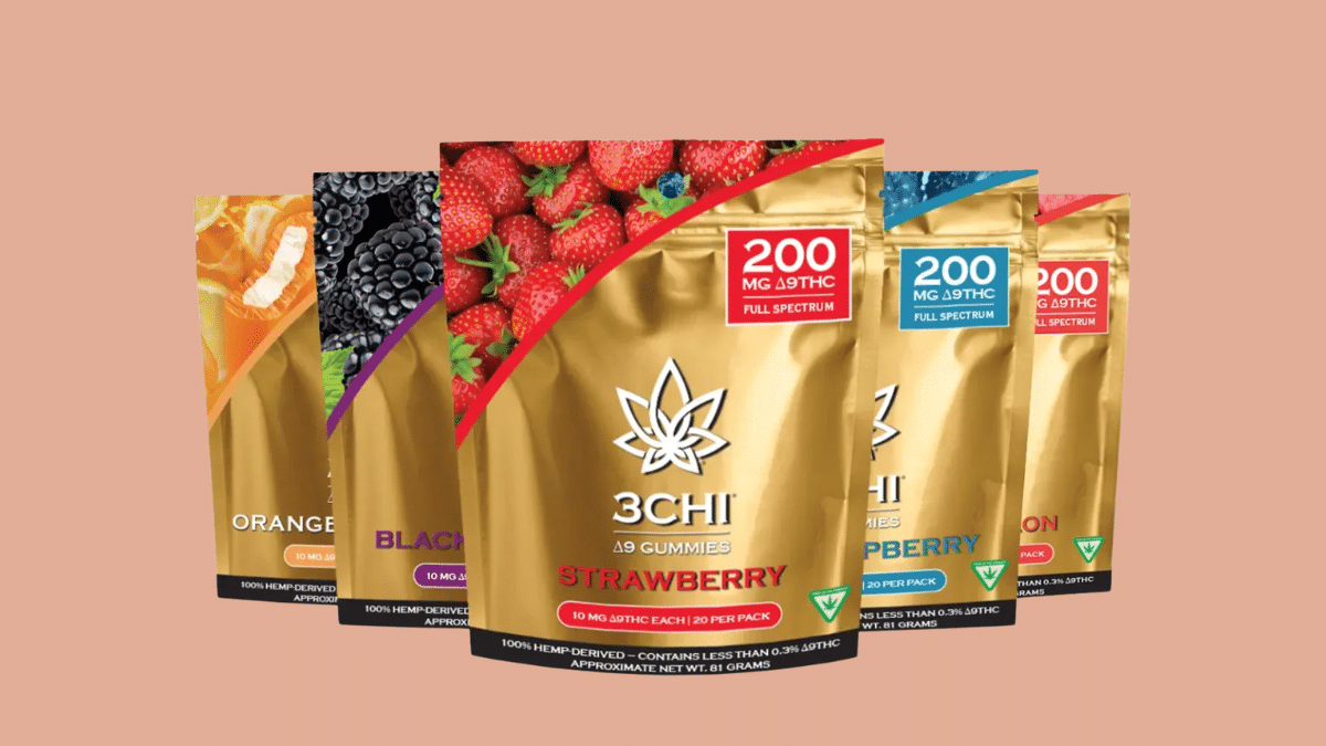 3chi delta-9 thc gummies full spectrum for daytime focus and mild pain relief