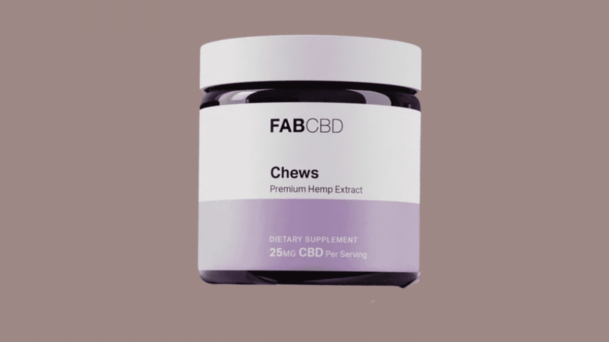 fab cbd 25mg full-spectrum gummies bottle with clean ingredients for daily neuropathy maintenance