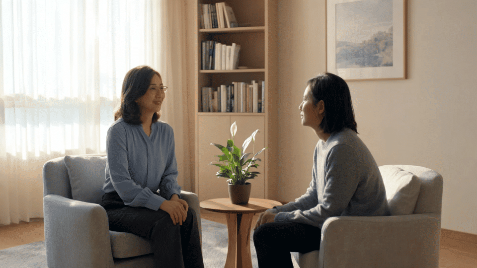 counselor speaking with adult client about recovery support after cocaine overdose risk
