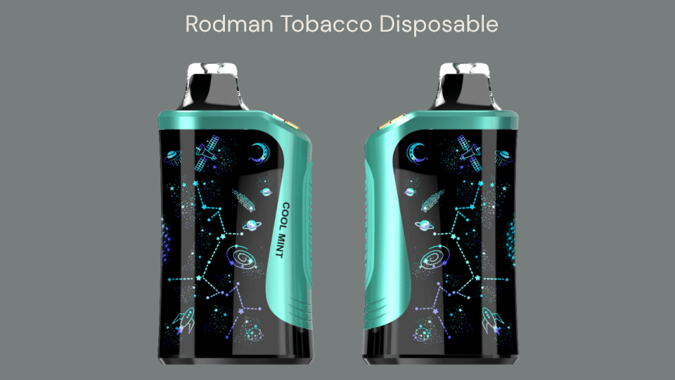 rodman tobacco vape product image showing neutral flavor and reliable everyday disposable device