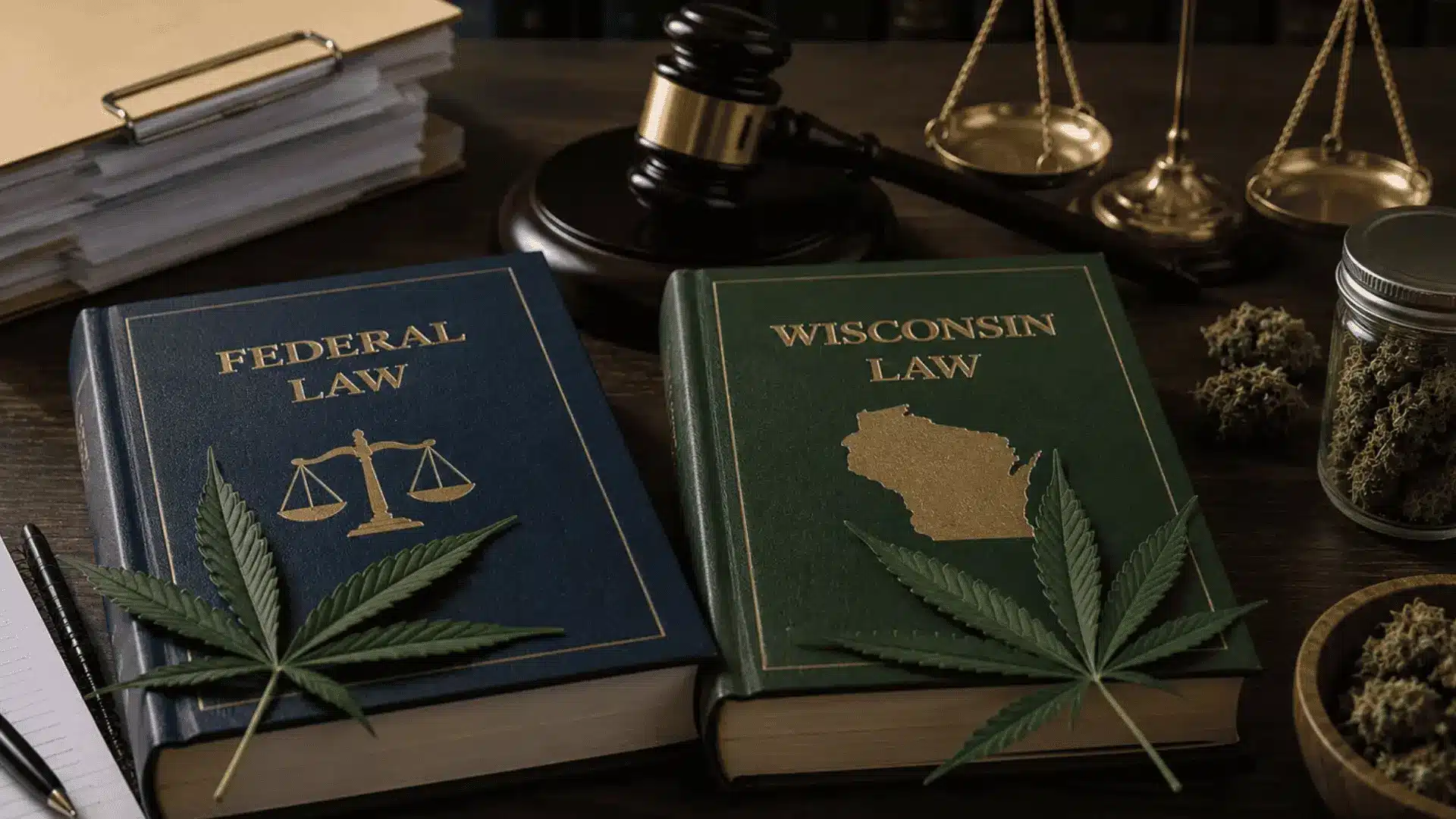 is marijuana legal in wisconsin under state law versus how it is treated under federal law today