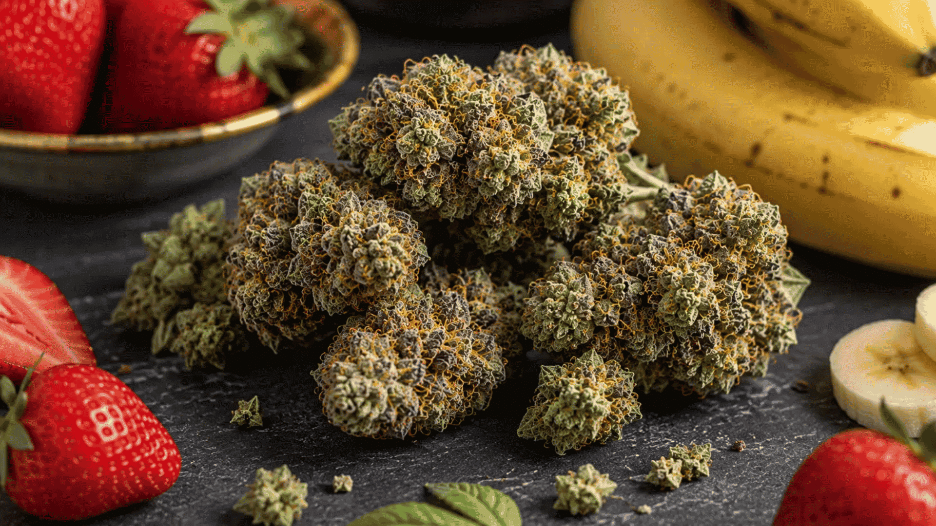 strawnana strain indica or sativa breakdown covering its genetic classification and dominant effects