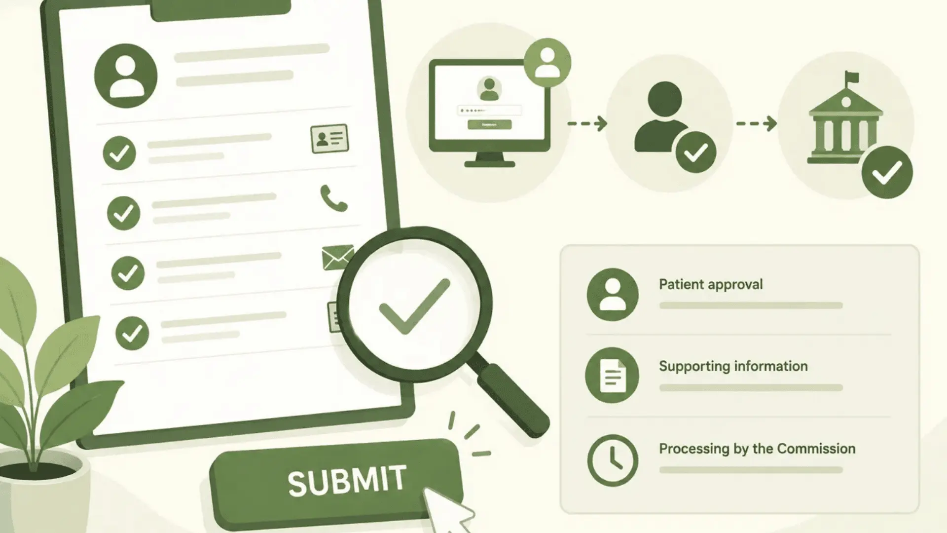 submitting the caregiver application for patient approval and cannabis commission processing in massachusetts
